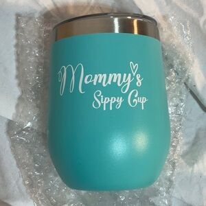Hummingbird Aqua Mommy's Sippy Cup